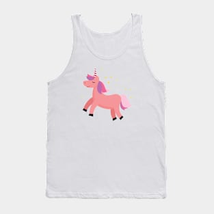 Cute Pink Unicorn Tank Top